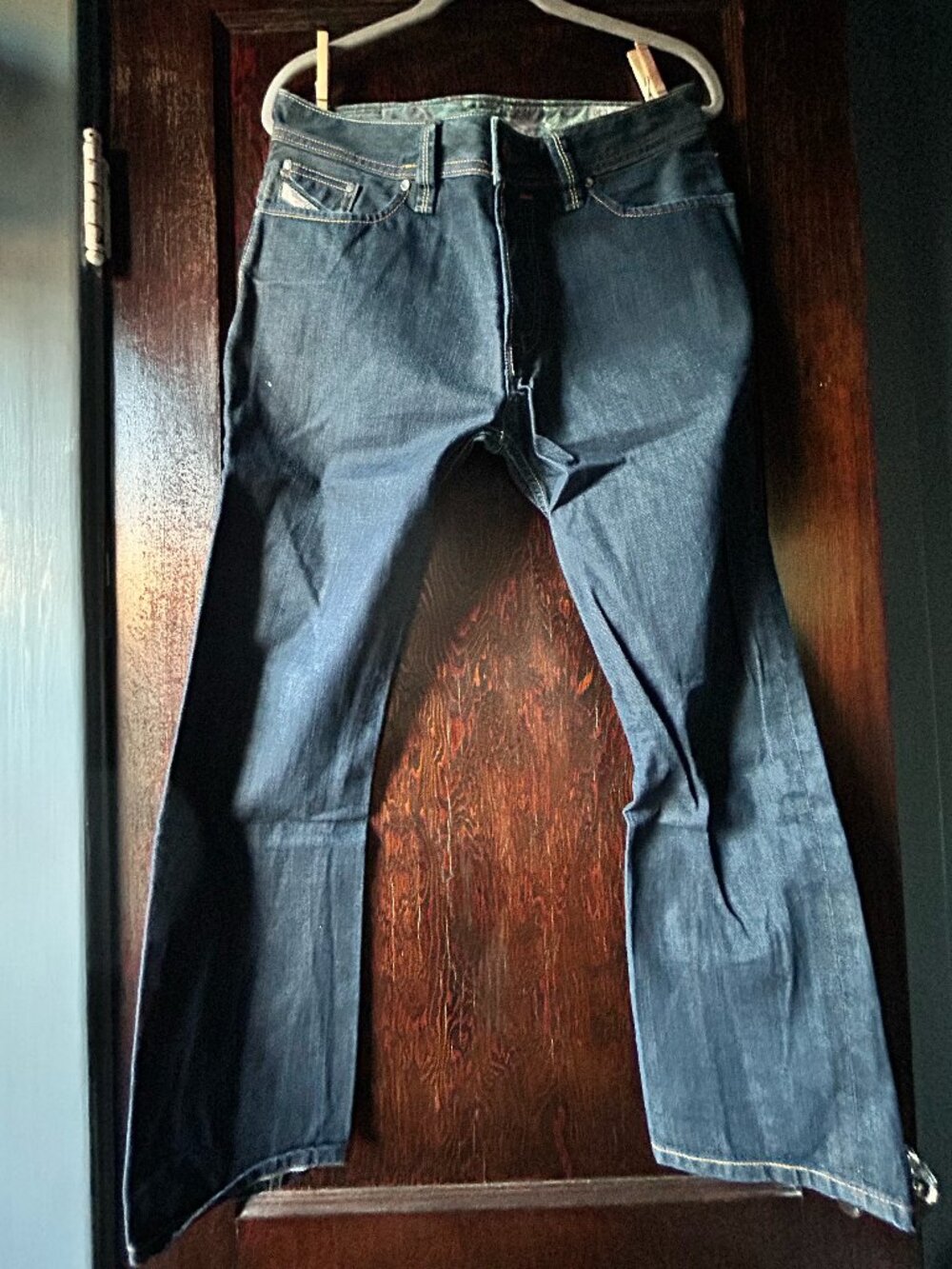 Diesel Shazor Straight-Leg Vintage Jeans Dark Blue Wash Size 30 (Italy 2005)